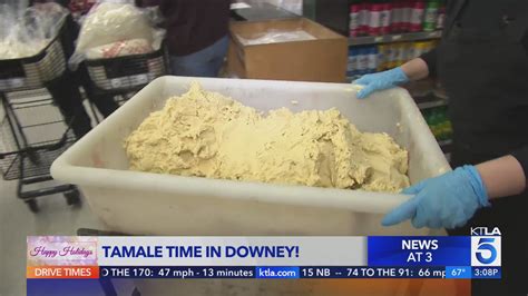 Despite rain, Downey market draws annual crowd for Christmas tamale essentials